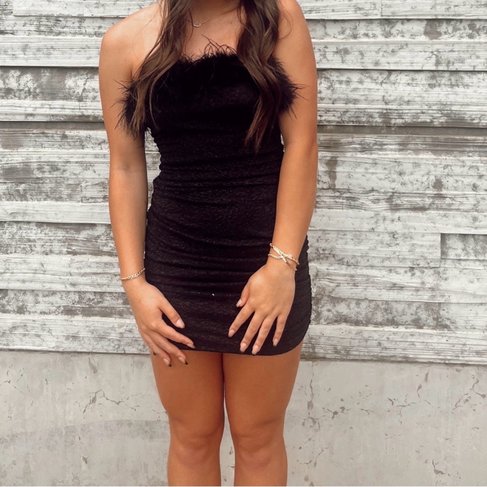 Windsor Black Strapless Dress